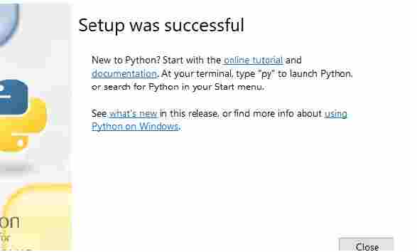 install now python windows